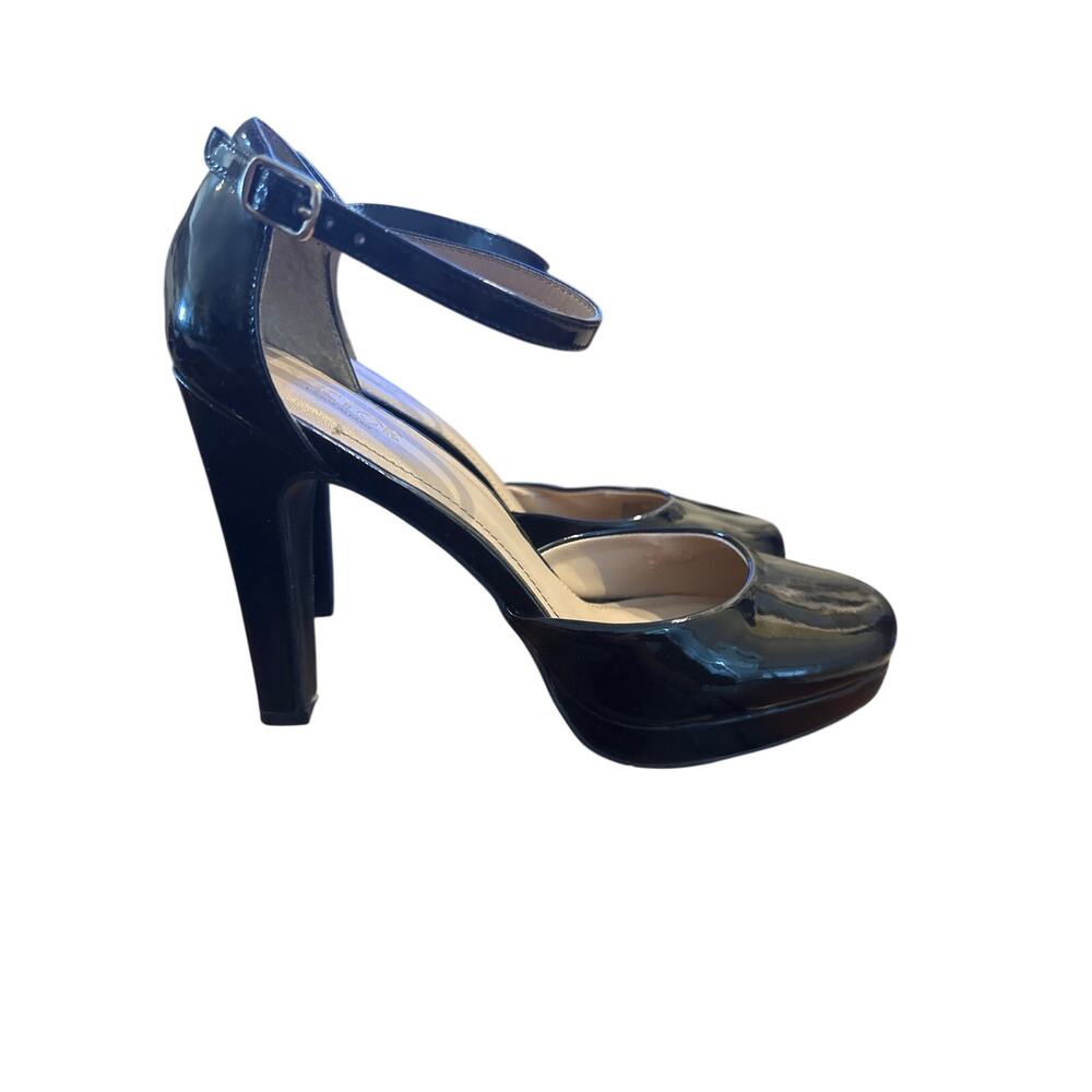 ⭐️ Women’s Victor Black Patent Leather Heels Size 8 Career Office Night Out